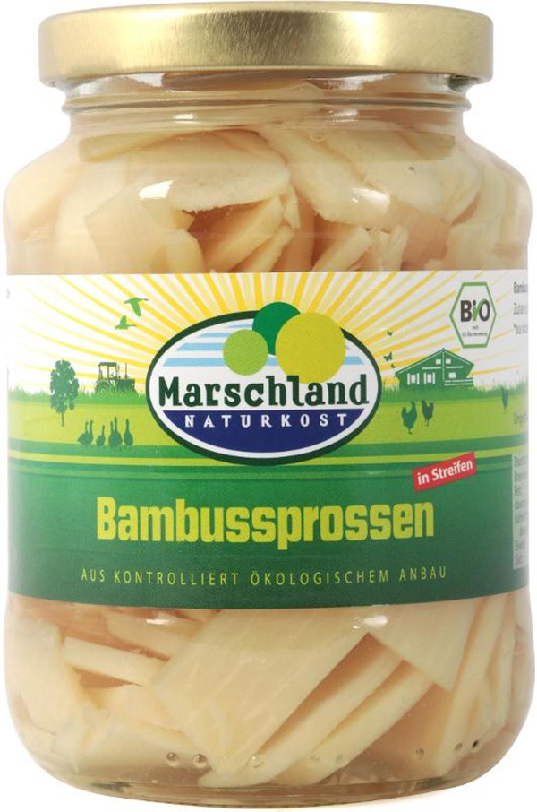 Produktfoto zu Marschland - Bambussprossen - 370ml