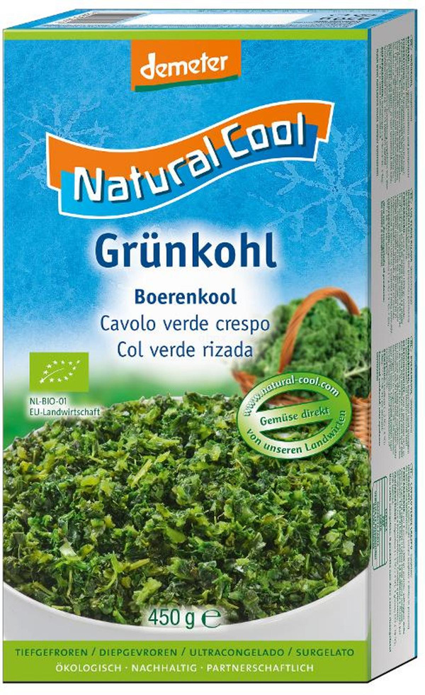 Produktfoto zu Natural Cool - Grünkohl, tiefgekühlt - 450g