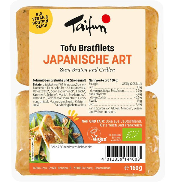 Produktfoto zu Taifun - Bratfilets Japanische Art - 160g