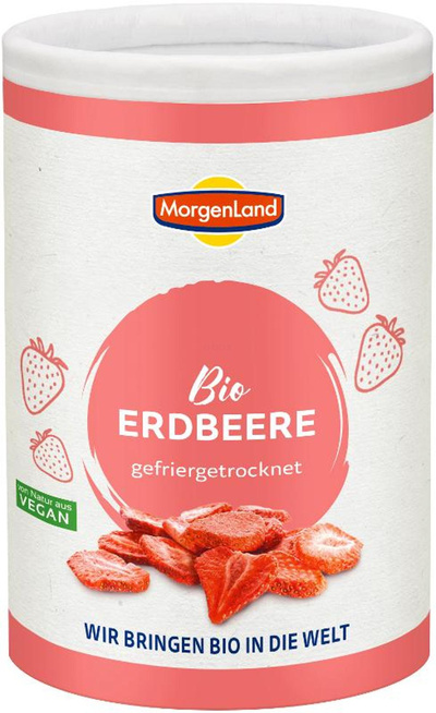 Produktfoto zu Landgarten - Erdbeeren gefriergetrocknet - 20g