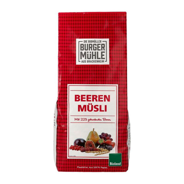 Produktfoto zu Burger Mühle - Beerenmüsli - 750g