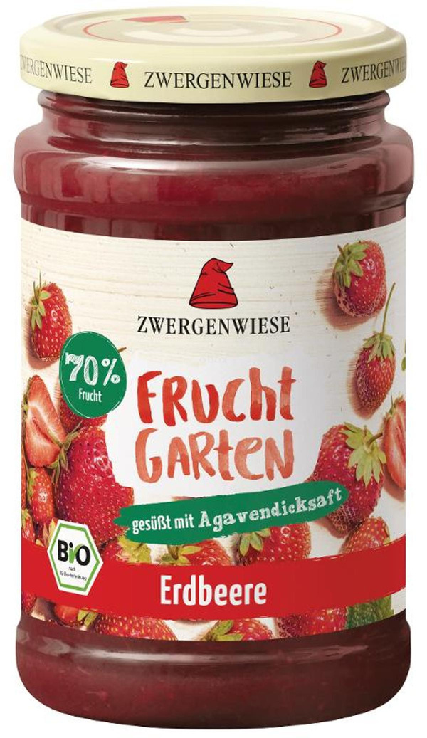 Produktfoto zu Zwergenwiese - Erdbeere Fruchtgarten - 225g