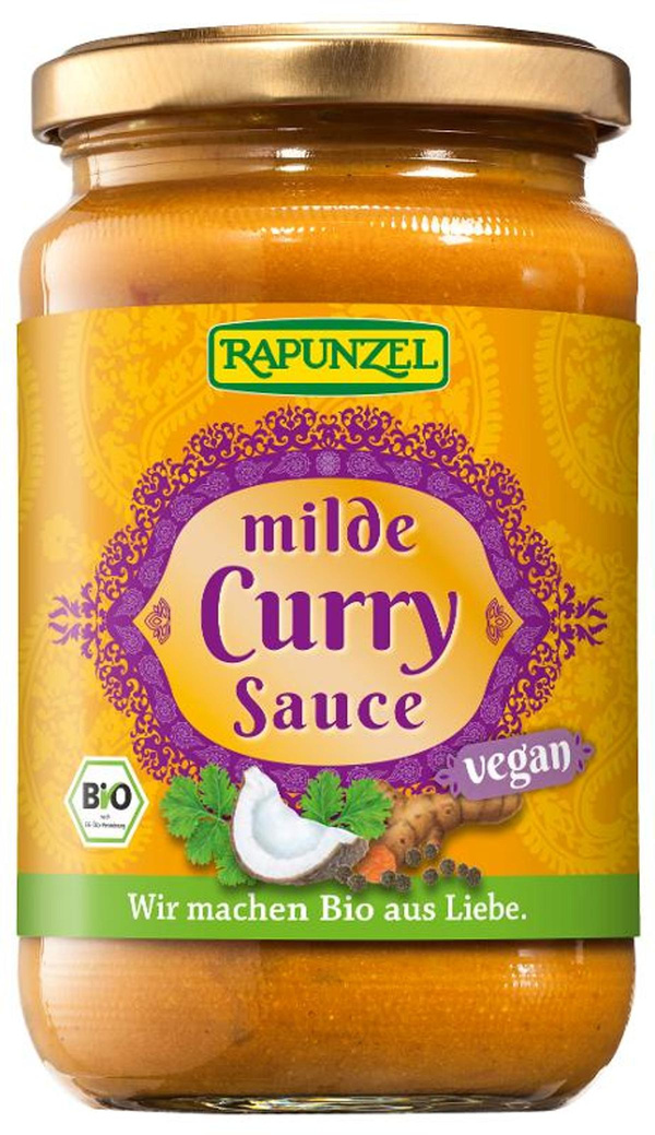 Produktfoto zu Rapunzel - Curry-Sauce mild - 330 ml