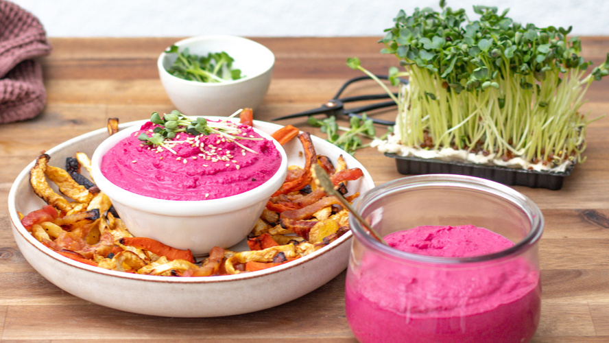 Rezeptbild für 216. Rote Bete Hummus