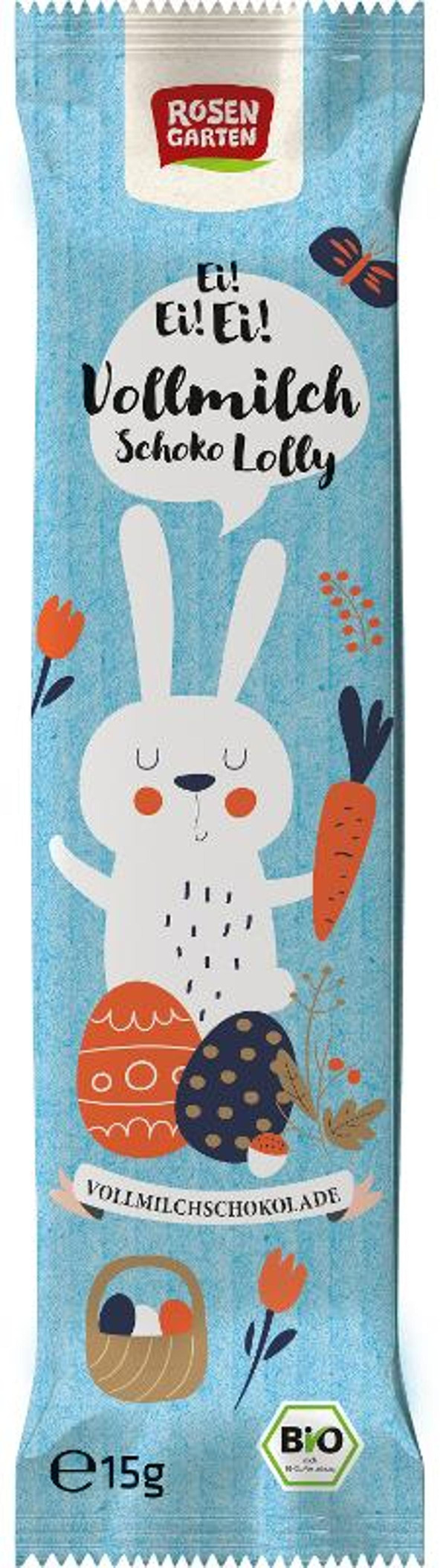 Produktfoto zu Rosengarten Vollmilch Lolly Hase - 15g