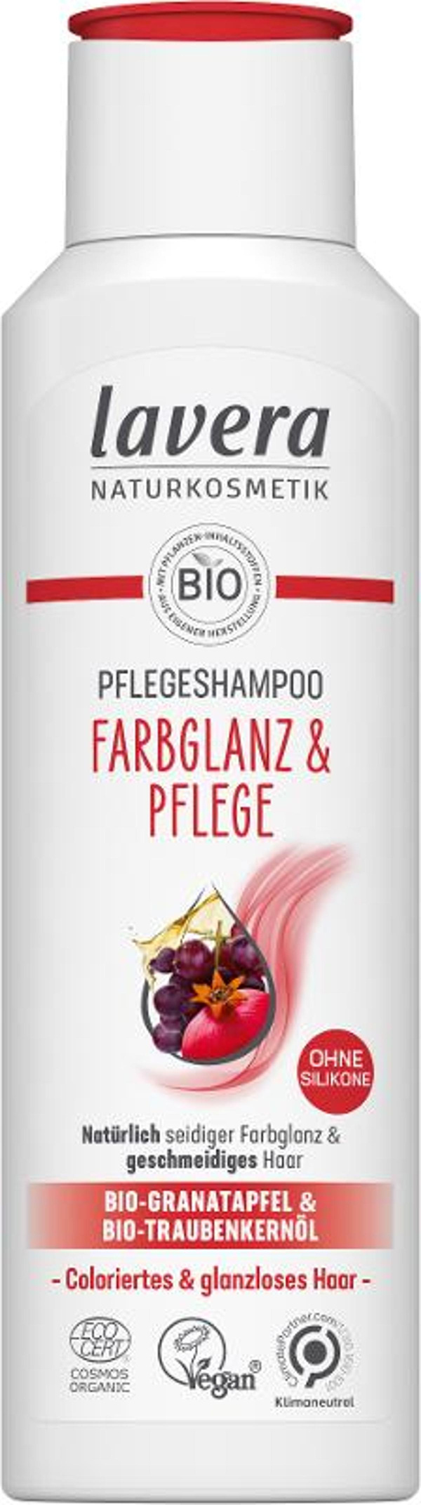 Produktfoto zu Lavera - Shampoo Farbglanz und Pflege - 250ml