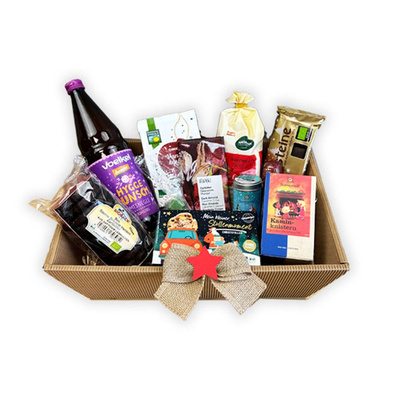 Produktfoto zu Präsentkorb - Frohe Weihnachten (mit Zartbitter Schoki)