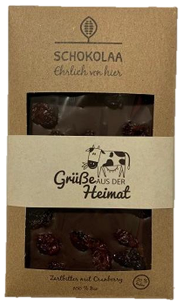 Produktfoto zu Schokolaa - Grüße aus der Heimat - 100g