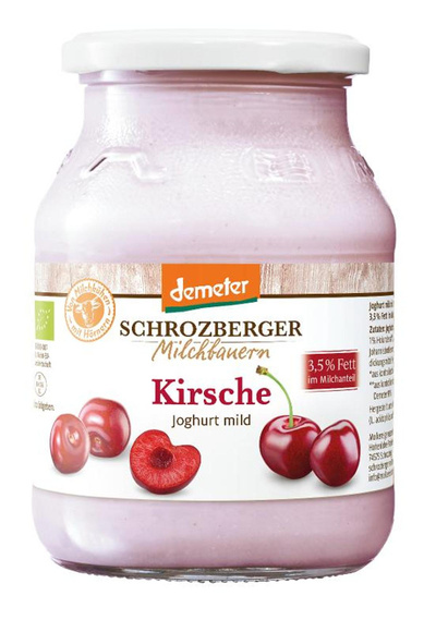 Produktfoto zu Schrozberger - Joghurt Kirsche, 3,5%  - 500g