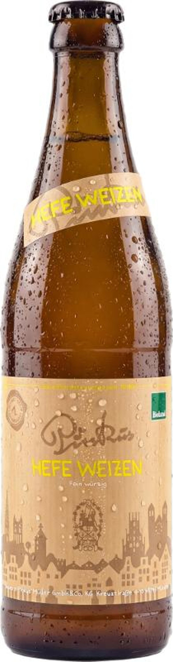 Produktfoto zu Pinkus - Hefe Weizenbier - 0,5l