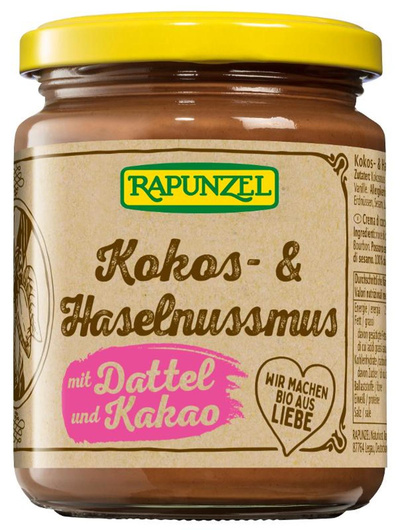Produktfoto zu Rapunzel - Kakao & Haselnussmus mit Dattel - 250g