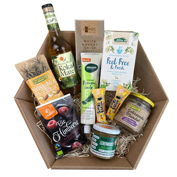 Produktfoto zu Präsentkorb lecker & vegan