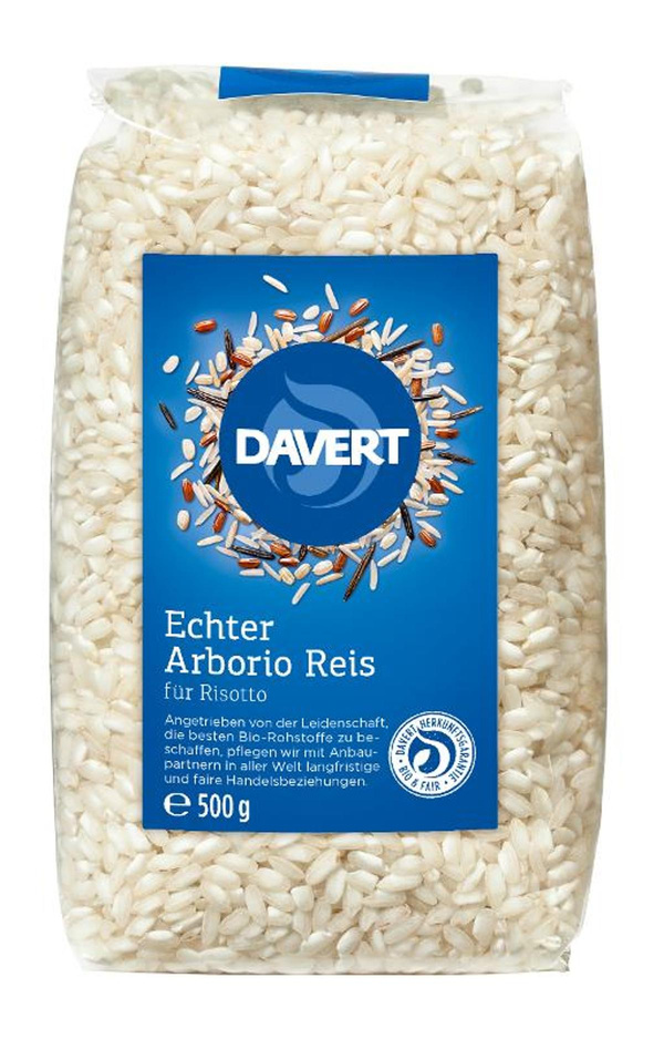 Produktfoto zu Davert Risotto Reis Arborio Art - 500g