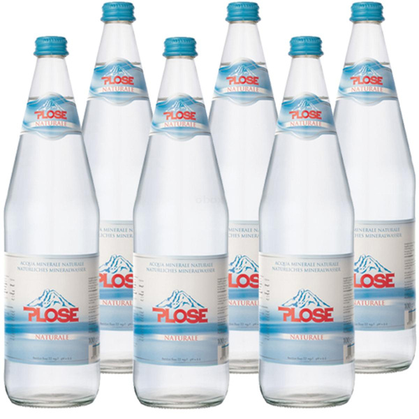 Produktfoto zu Plose - Hochquellwasser naturale - 6 x 1l