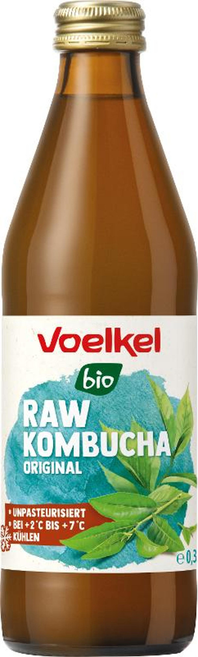 Produktfoto zu Voelkel - RAW Kombucha Original - 0,33l