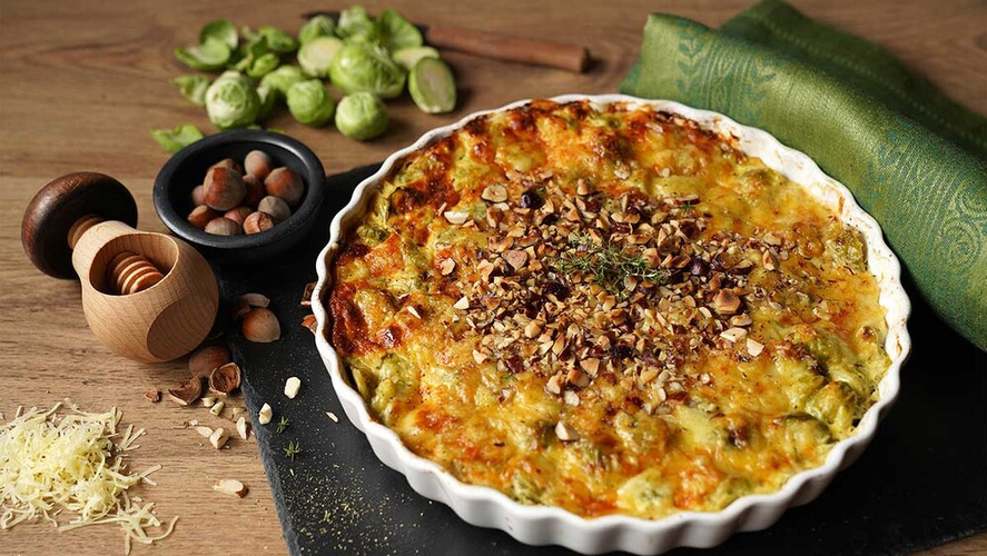Rezeptbild für 195. Rosenkohlgratin