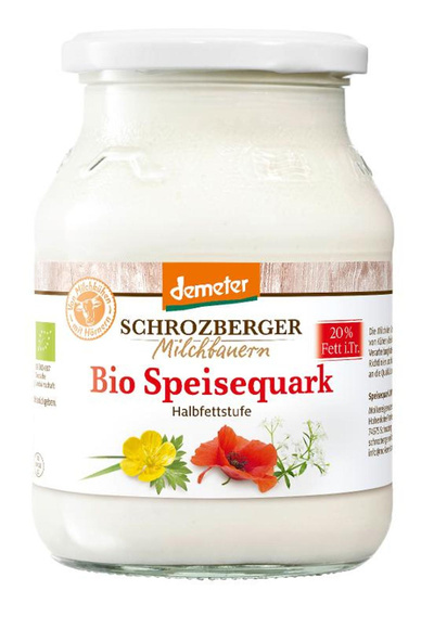 Produktfoto zu Schrozberger - Speisequark, 20% im Glas - 500g