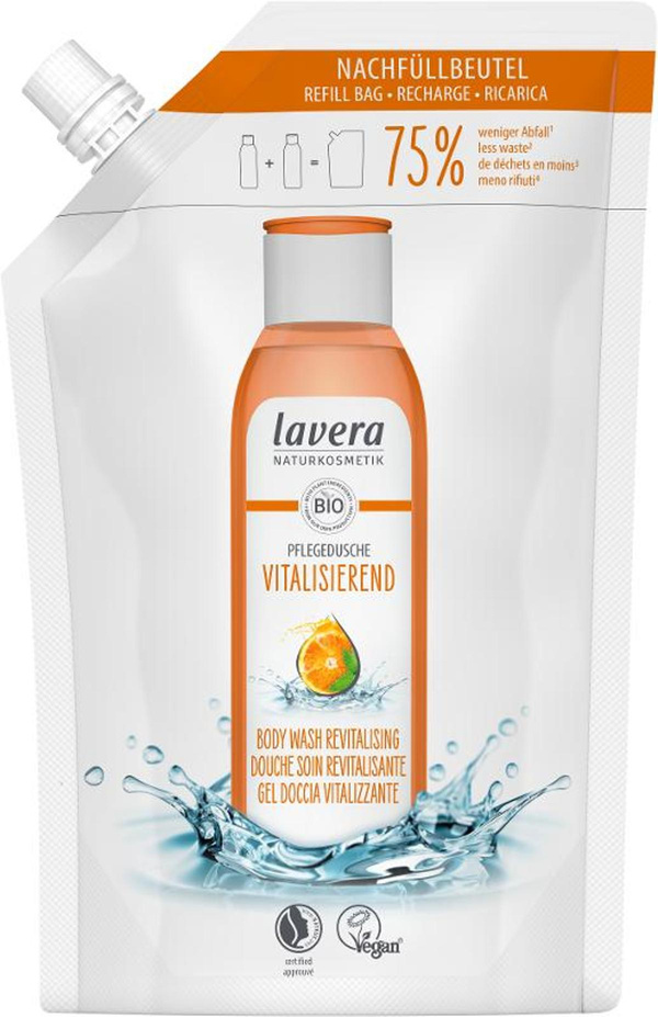 Produktfoto zu Lavera - Nachfüllbeutel vitalisierende Dusche - 500ml