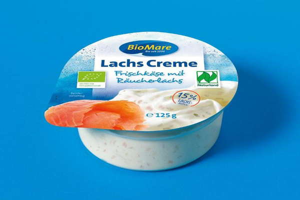 Produktfoto zu BioMare - Frischcreme Räucherlachs - 125g