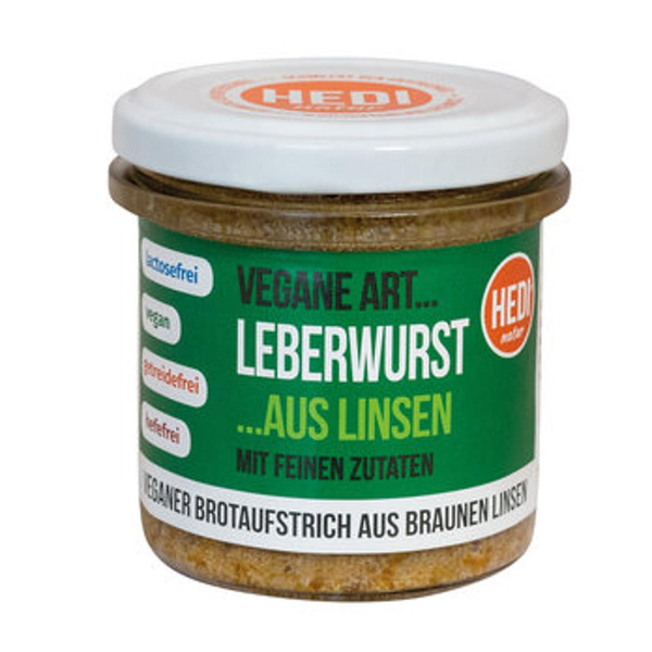Produktfoto zu HEDI - Vegane Art Leberwurst - 140g