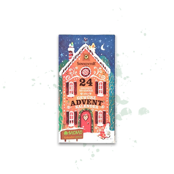 Adventskalender Tür 1 - Sonnentor Gewürz Adventskalender