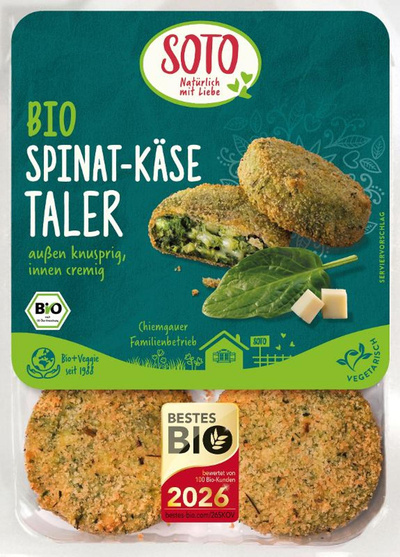 Produktfoto zu SOTO - Spinat Käse Taler - 180g