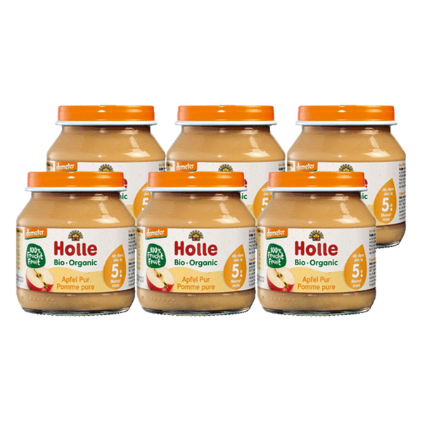 Produktfoto zu Holle - Apfel Pur - 6 x 125g