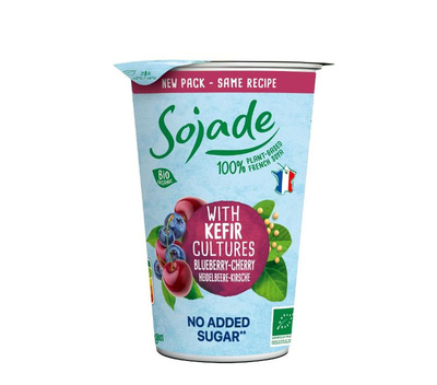 Produktfoto zu Sojade - Soja Kefir Heidelbeere Kirsche - 250g