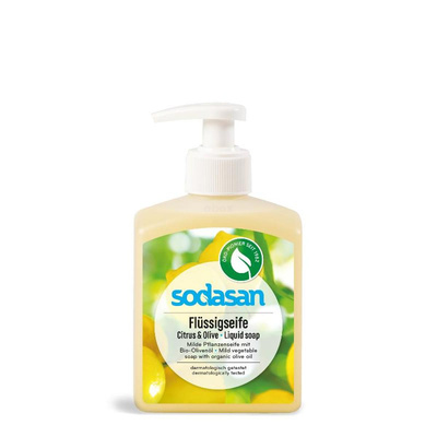 Produktfoto zu Sodasan - Flüssigseife Citrus Olive - 300ml