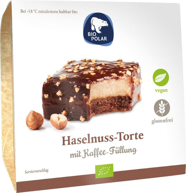 Produktfoto zu Biopolar Haselnuss Torte - 110g