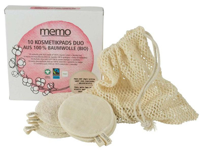 Produktfoto zu memo - Kosmetik Pads aus Baumwolle - 10 Stück