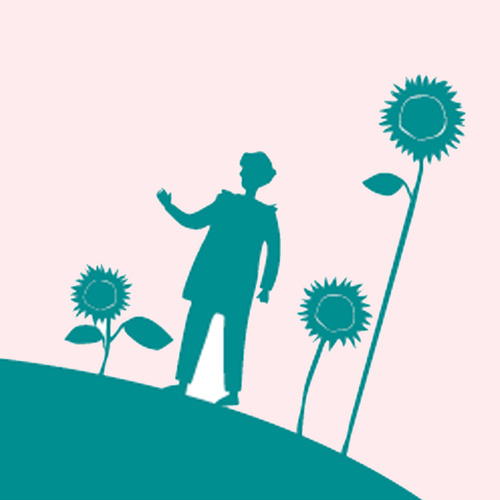 Terrasana Illu kachel_Sonnenblumen