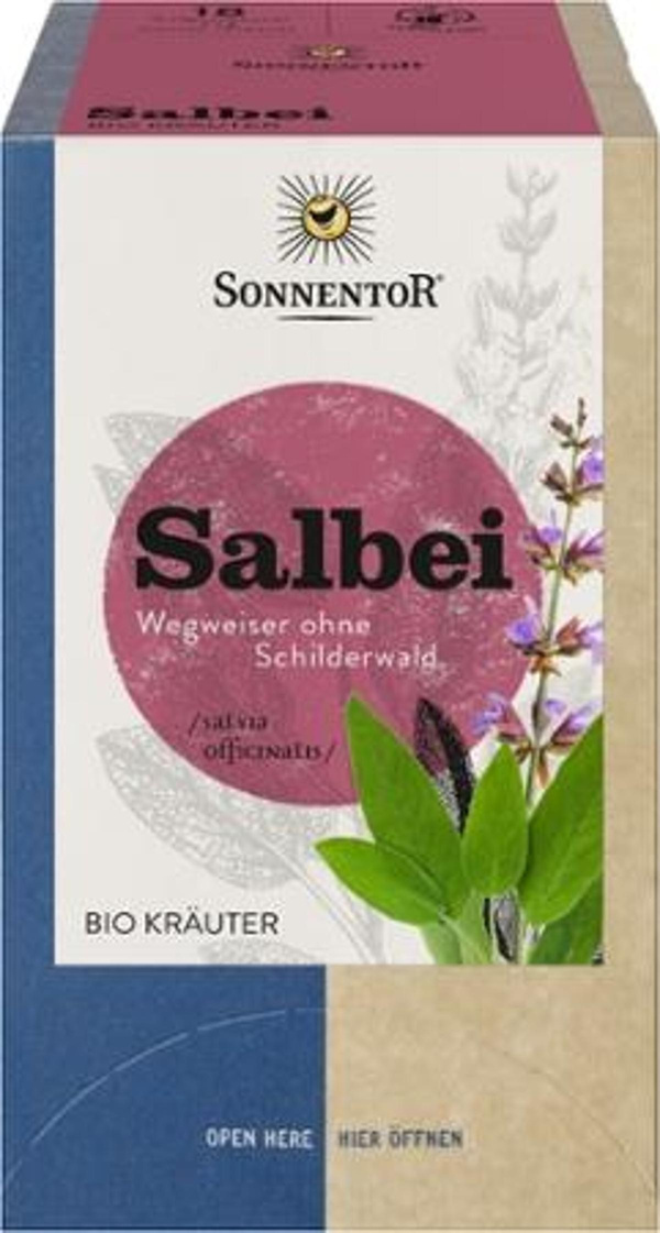 Produktfoto zu Sonnentor - Salbeitee - 18 Beutel