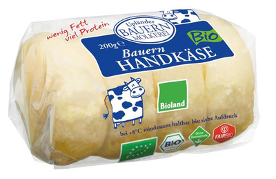 Produktfoto zu Upländer - Bauernhandkäse, Natur - 200g