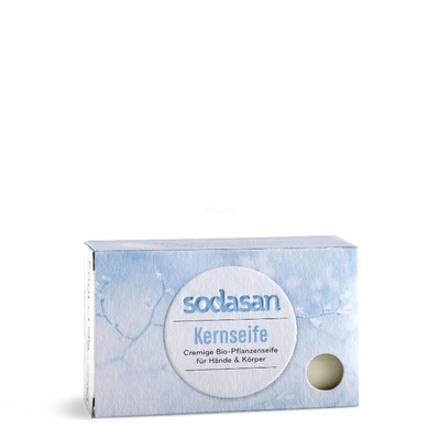 Produktfoto zu Sodasan - Kernseife pflanzlich - 100g