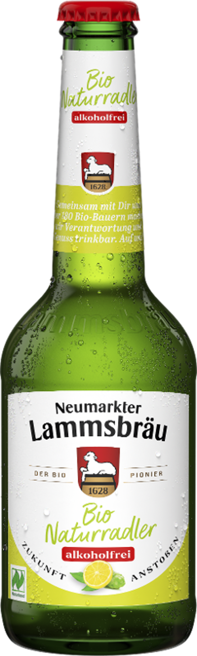 Produktfoto zu Lammsbräu - NaturRadler alkoholfrei - 10 x 0,33l