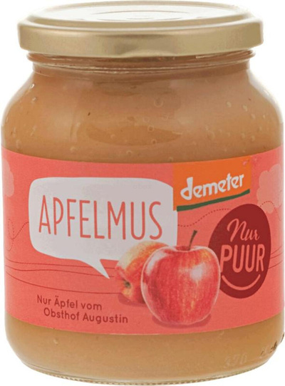 Produktfoto zu Nur Puur - Apfelmus - 360g
