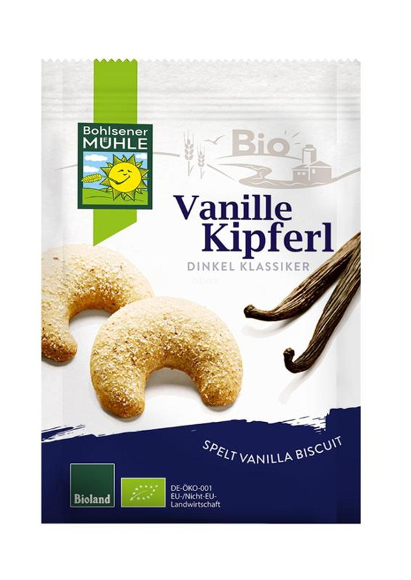 Produktfoto zu Bohlsener Mühle - Dinkel Vanillekipferl - 125g