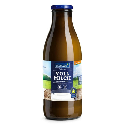 Produktfoto zu bioladen - Vollmilch, 3,7% - 1l