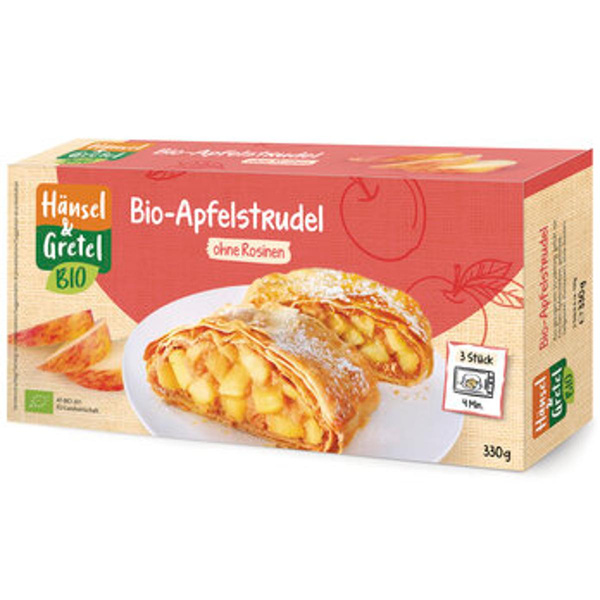 Produktfoto zu Hänsel & Gretel - Apfelstrudel, tiefgekühlt - 330g