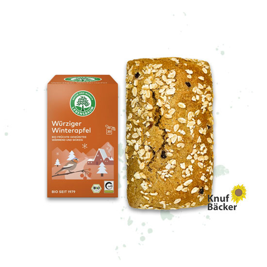 Adventskalender Tür 1 - Winterapfelbrot und -tee