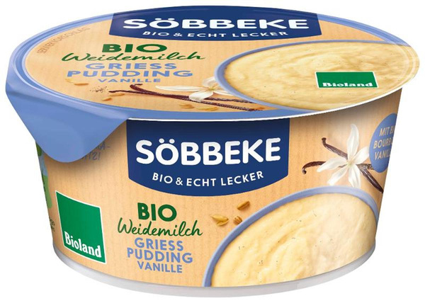 Produktfoto zu Söbbeke - Grießpudding mit Vanille - 150g