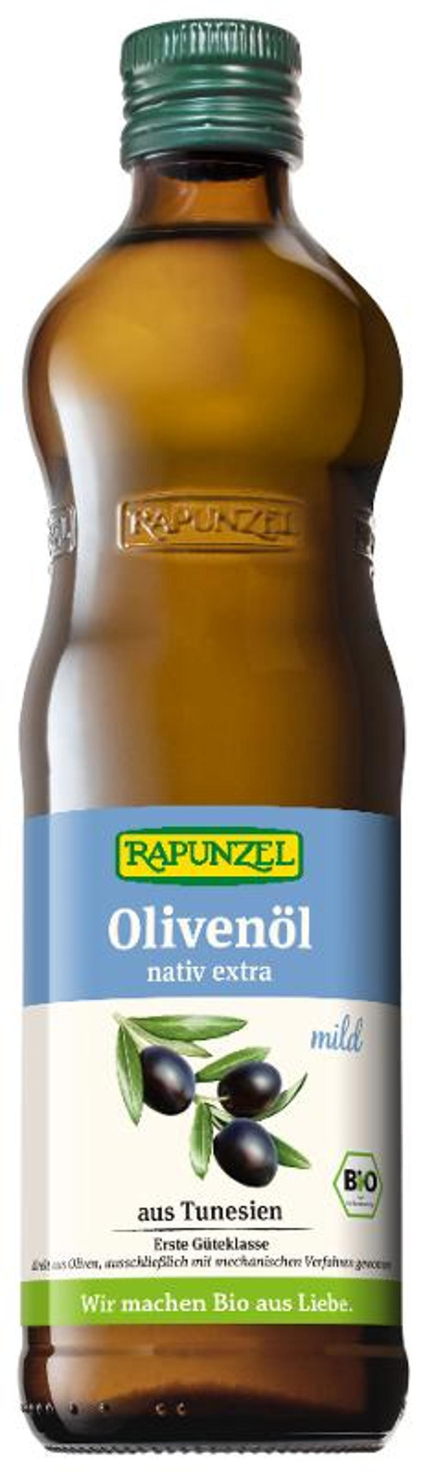 Produktfoto zu Rapunzel - Olivenöl mild, nativ extra - 0,5l