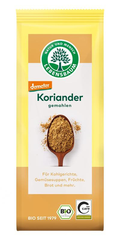 Produktfoto zu Lebensbaum - Koriander, gemahlen - 40g