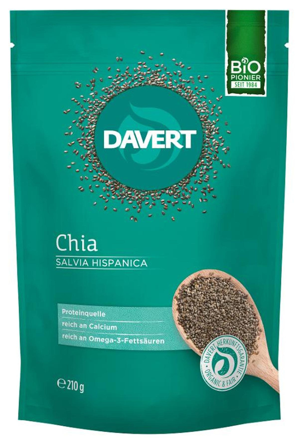 Produktfoto zu Davert - Chia - 210g