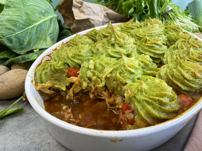 Topinambur Puffer mit Porree und Sellerie 