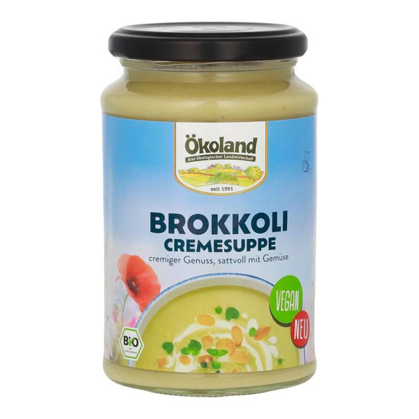 Produktfoto zu Ökoland - Brokkoli Cremesuppe, vegan - 380ml