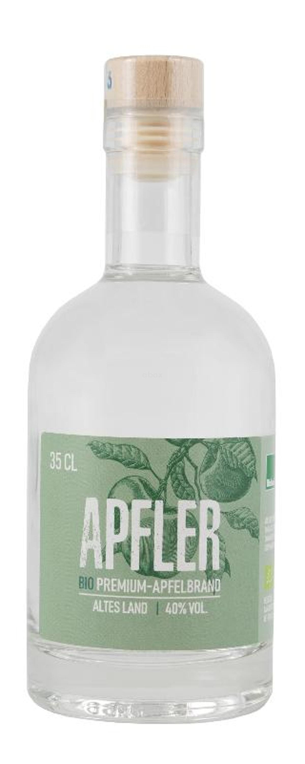 Produktfoto zu Obsthof Münch - Apfler Apfelbrand 40% - 0,35l