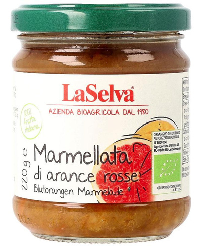 Produktfoto zu LaSelva - Blutorangen Marmelade - 220g