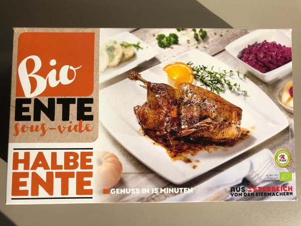 Produktfoto zu Sous-Vide halbe Ente - ca. 900g